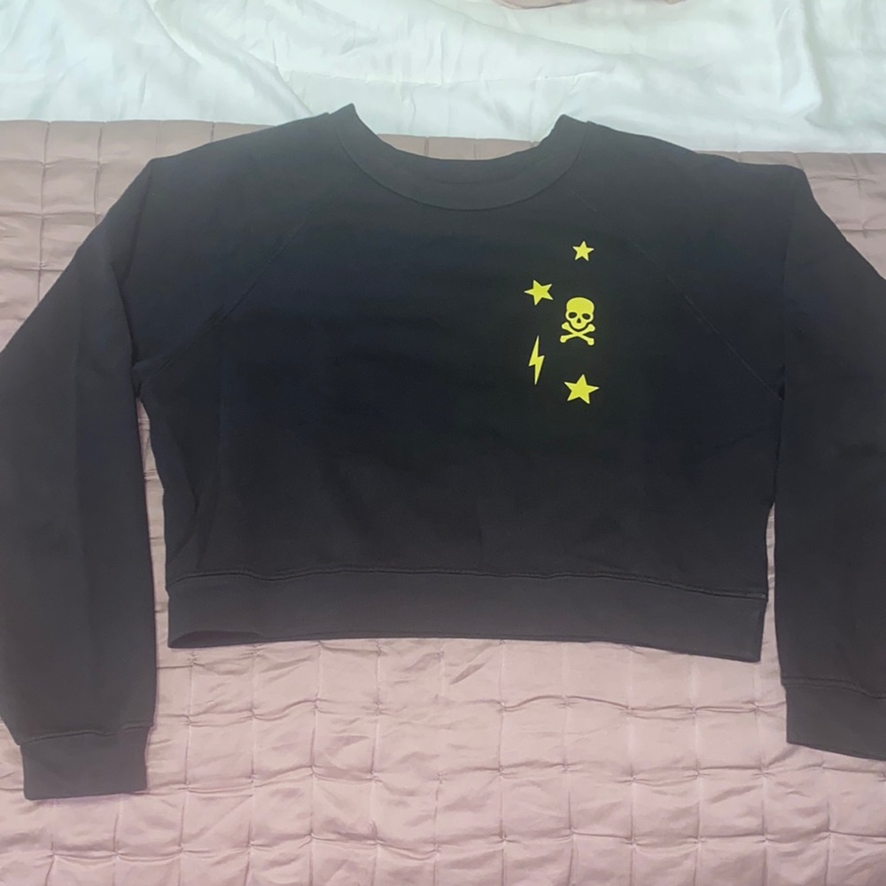 Soulcycle cropped sweatshirt